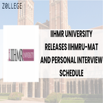 IIHMR University Releases IIHMRU MAT and Personal Interview Schedule